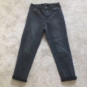 Dark grey/black mom jeans